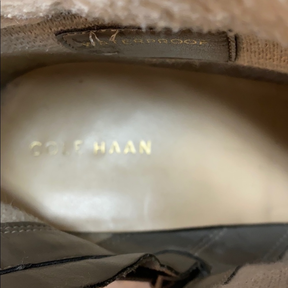 Cole Haan Michelle‎ Faux Fur Lined Suede Booties 11M - Picture 8 of 8